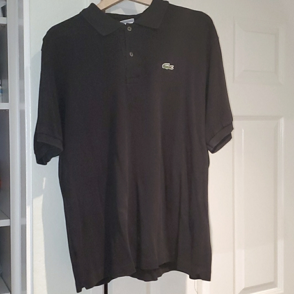Lacoste Men's Classic Polo Black Size 7